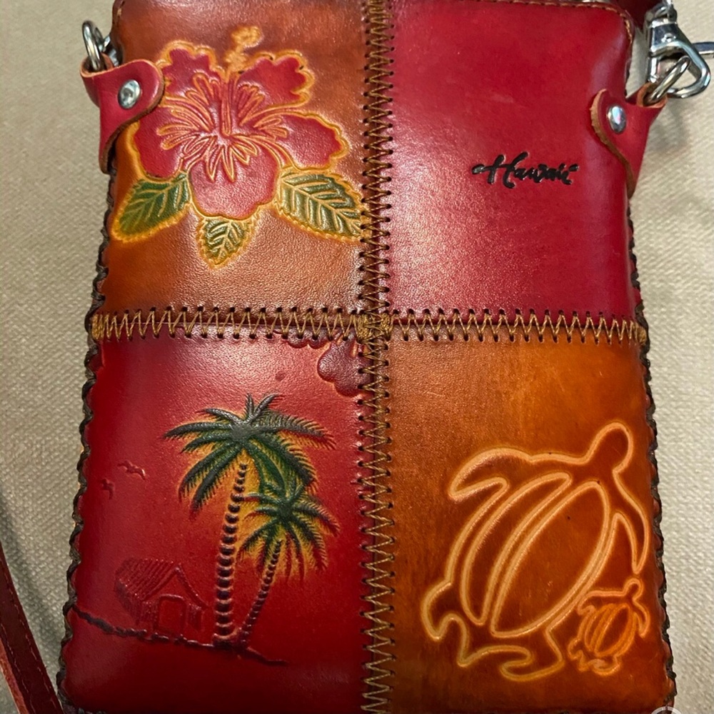 Hawaii Crossbody Mini Red Bag